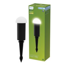 Záhradné stĺpikové svietidlo LED 2700K čierna IP44 PHILIPS GardenLink Low Volt Edwina Extension 8720169386938 bez zdroja