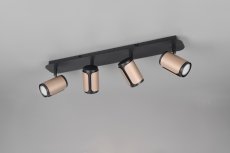 TRIO 814500465 GILLAN stropné bodové svietidlo/spot 4xGU10 čierna, kávová