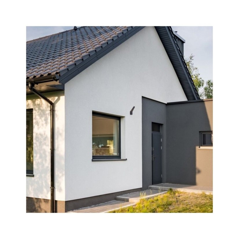 RABALUX 77051 Ognon vonkajšie nástenné svietidlo LED 8W/500lm 3000K IP54 antracit, biela