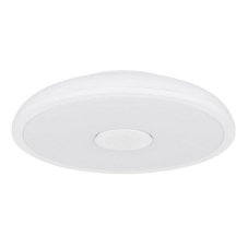 GLOBO 41366W RAFFY LED stropní svítidlo s reproduktorem D280mm 18W/1000lm 3000-6500K IP44 bílá, opál, RGB, bluetooth, stmívatelné, dálkové ovládaní