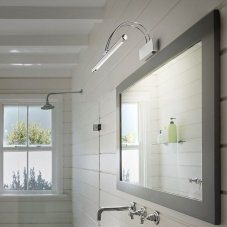 Nástenné svietidlo Ideal lux 007021 BOW AP114 CROMO 114xLED 98W/450lm 3000K