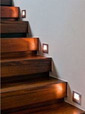 Emithor 48304 STEP LIGHT svítidlo do stěny LED 1W,60lm,4000K,nerez,zrcadlo