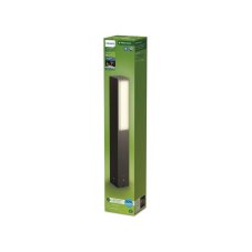 Philips 8720169257375 UltraEfficient Stratosphere vonkajšie stojanové svietidlo/stĺpik LED V420mm 3,8W/800lm 4000K IP44 antracit