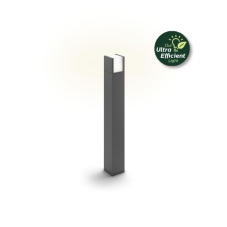 Philips 8720169278080 UltraEfficient Arbour venkovní stojanové svítidlo/zahradní sloupek V770mm LED 3,8W/800lm 2700K IP44 antracit