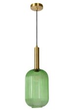 LUCIDE 45386/20/33 MALOTO závesné svietidlo Ø 20cm E27/40W zelená/zlatá