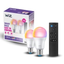 Philips Wiz Colors 8720169074972 LED žárovka E27 A60 8,5W/806lm 2200-6500K+RGB 2-set + dálkový ovladač