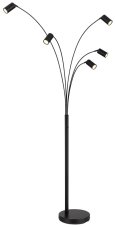 GLOBO 57910-5S ROBBY stojací lampa V2040mm 5xGU10 černá