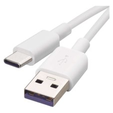 Nabíjací a dátový kábel USB 2.0 USB-A/USB-C 1m biela EMOS SM7026
