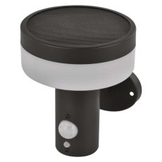 EMOS ZGJ044S TERION solární venkovní nástěnné svítidlo LED 147 × 125 × 146 2W 200lm 3000K IP44 se senzorem antracit
