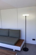 LUTEC 6910901012 POPS solární svítidlo/přenosná stojací lampa LED V1735mm 5,1W/480lm 3000K IP54, 4400mAh 3,7VDC Li-ion battery, černá matná, 3-krokové stmívaní