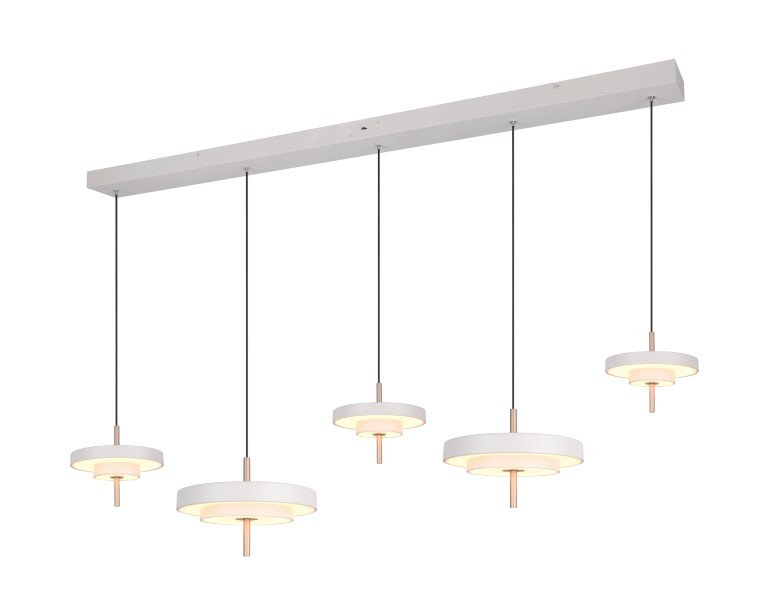 TRIO 340210576 KEATON závesné svietidlo D300mm SMD LED 50W/5900lm 2300+3000+4000K svetlošedá, switchdimmer