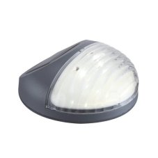 33429-12 GLOBO Exteriérové ​​solární LED svítidlo, orientační nástěnné svítidlo na osvětlení zahrad nebo teras, 2x 0,06W IP44 šedá