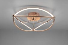 TRIO 621290108 CHARIVARI stropní svítidlo LED D620mm 42W/5100lm 3000K mosaz, switchdimmer