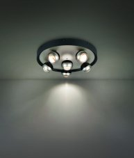 LED stropní svítidlo 50cm 4700 lm 2300+3000+4000K nikl matný 3-krokové stmívání TRIO SELECT ORBIT 644410607