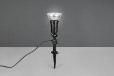 TRIO Reality R86466102 CACERES vonkajšie bodové svietidlo/reflektor zapichovací D120mm 1xE27 15W/1500lm 4000K IP44 čierna