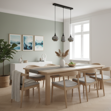 TRIO 317000332 LUMINA závěsné svítidlo 3xE14 černá matná, chrom