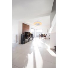 GLOBO 03623 KELLO stropní svítidlo s ventilátorem LED D580mm 36W/2200lm 3000-6000K bílá, stříbrná, stmívatelné, dálkové ovládání