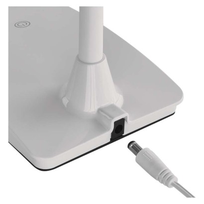 EMOS Z7599W Eddy stolní lampa LED 6W/480lm 3000/4500/6800K, stmívatelné, bílá