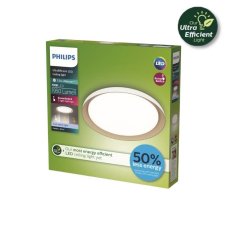 Philips UltraEfficient 8720169301078 Pebblo stropné svietidlo D320mm LED 10W/1950lm 4000K biela, béžová, SceneSwitch