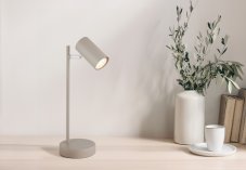 Stolní svítidlo 1x GU10 piesková IP20 GLOBO lighting ROBBY 57911TSA