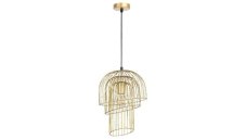 Rabalux 6228 Rowena závěsné svítidlo 280mm 1xE27 1x60W IP20 zlatá