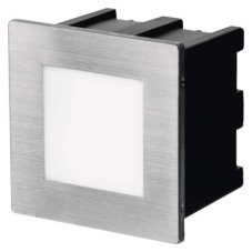 ZC0109 EMOS LED orientační svítidlo, čtverec 1,5W teplá bílá IP65 nerez