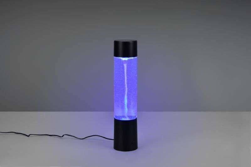 TRIO Reality R50751032 TORNADO dekoratívna stolná lampička SMD LED V340mm 0,9W RGB čierna matná