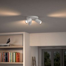 Philips 50583/31/PN Pongee spot 3xGU10 biely