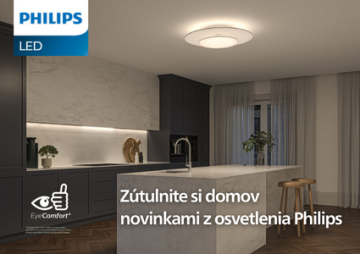 Zútulnite si domov novinkami z osvetlenia Philips