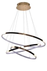 AZzardo AZ2918 DECOline WHEEL 3 DIMM GOLD stropní závěsné LED svítidlo 3xLED 80W / 4800lm IP20 zlatá