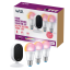 Philips Wiz Colors 8720169075016 Self-Monitoring Starter Kit monitorovacia sada biela + LED žiarovka 3-set E27 8,5W/806lm 2200-6500K+RGB