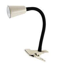 Stolní lampa s klipem 1x GU10 antická biela IP20 Rabalux ALDO 74091