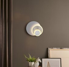 Nástěnné svítidlo LED 3000K matný chrom, bílá IP20 GLOBO lighting ODONELL 78414W