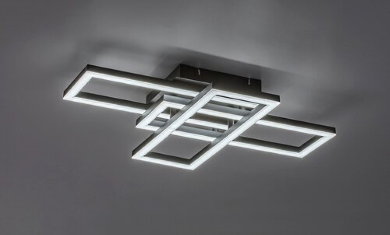 RABALUX 71394 Mereni stropní svítidlo LED 40W/2560lm 3000-6500K černá, bílá, stmívatelné, dálkový ovladač