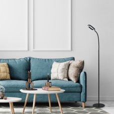 RABALUX 74004 Rader dotyková stojací lampa LED V1330mm 11W/570lm 3000K černá, bílá