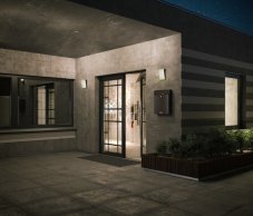 ITALUX OWL-7061-4K Fama vonkajšie nástenné svietidlo LED 10W/991lm 4000K IP65 čierna