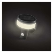 EMOS ZGJ044S TERION solárne nástenné exteriérové svietidlo LED 147 × 125 × 146 2W 200lm 3000K IP44 so senzorom antracit