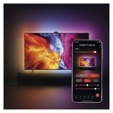 EMOS 1551650000 GoSmart LED pás za TV 65“ (164 cm) 24W 610lm černá/bílá