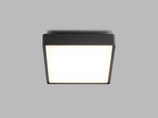 LED2 5200254 SOLO vonkajšie stropné svietidlo so senzorom LED 296x296mm 16W/1100lm 3000-4000-6500K IP65 antracit, opál