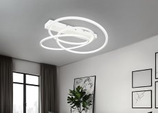 TRIO 649110131 DARVIN stropní svítidlo SMD LED 34W/4500lm 2300+3000+4000K bílá matná, switchdimmer