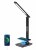 Immax LED KINGFISHER 08965L 8,5W/400lm 2700-5500K černá, USB, QI, BK