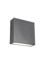 LUTEC 5104004001 GEMINI XF exteriérové nástenné svietidlo LED 9,5W 750lm 4000K IP54 nehrdzavejúca oceľ