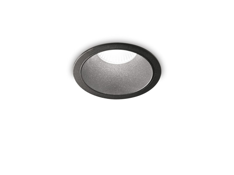 Ideal lux 192314 GAME ROUND zápustné svietidlo D85mm LED 11W 950/640lm 3000K čierna, UGR