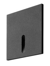 RABALUX 71171 Boven zápustné svietidlo do steny LED 3W/10lm 3000K čierna