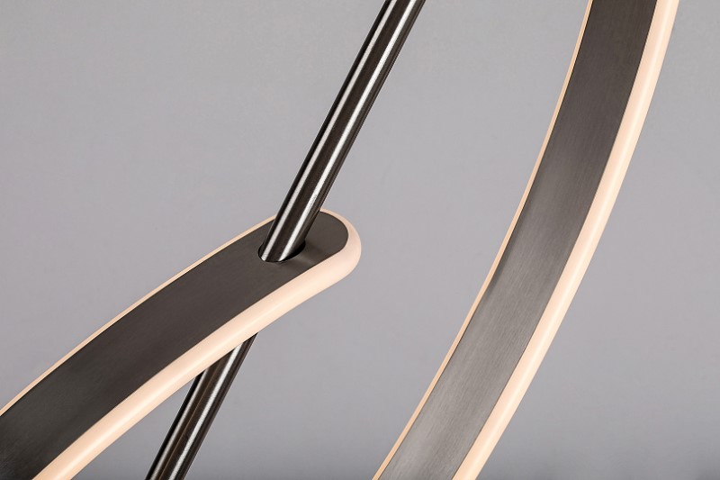 RABALUX 74197 Jarnelle stojacia lampa LED 30W/2000lm 3000K saténová chrómová, biela