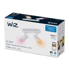 Philips WiZ Colors 8719514551893 IMAGEO bodové svietidlo 2xGU10 10W/700lm 2200-6500K+RGB biela stmievateľné