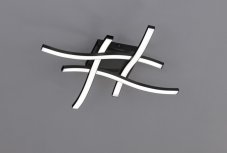 TRIO R62474132 ROUTE stropné svietidlo LED 4x5W/500lm 3000K, matná čierna, biela