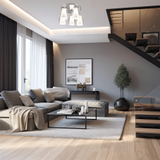 TRIO SELECT 617500506 BARRET stropní svítidlo D480mm 5xE14 chromová, průhledná