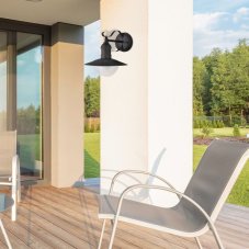 Rabalux Oslo 8680 nástěnné svítidlo černé E27 IP44