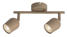 Stropní bodové svítidlo / spot 2x GU10 taupe IP20 Rabalux LIANET 73099